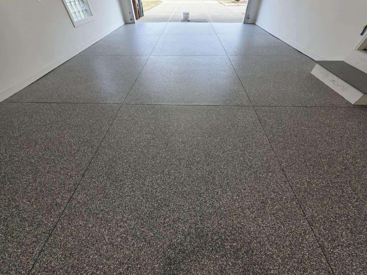 Epoxy garage floor coating installed by GatorGuard in Indianapolis, IN